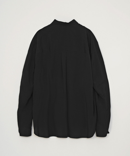 VICTIM(ヴィクティム)の「VICTIM ヴィクティム / RAYON SILK SHIRT プラットエアーインレーヨンシルクライクシャツ / VTM-26-S-002(シャツ/ブラウス・メンズ・ブラック/ラベンダー/ホワイト・1/2)」の12枚目の写真