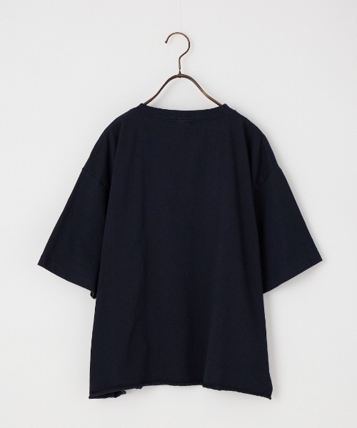 FUNG（ファング）の「[FUNG/ファング] GORGEOUS SB カットオフ プリントTシャツ（Tシャツ/カットソー・レディース・ホワイト/ネイビー・M）」の3枚目の写真
