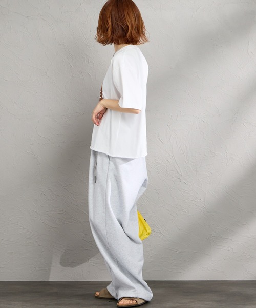 FUNG（ファング）の「[FUNG/ファング] GORGEOUS SB カットオフ プリントTシャツ（Tシャツ/カットソー・レディース・ホワイト/ネイビー・M）」の16枚目の写真