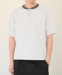 narifuri | 【narifuri】マルチワッフルヘンリーネックTシャツ NF1224(Tシャツ/カットソー)