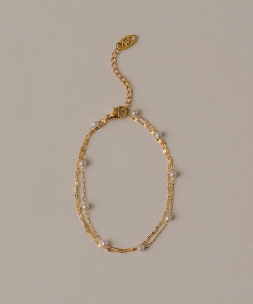 muku(ムク)の「BRACELET/PETITE PEARL(ブレスレット・レディース・シルバー/ゴールド・FREE)」の2枚目の写真