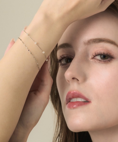 muku(ムク)の「BRACELET/PETITE PEARL(ブレスレット・レディース・シルバー/ゴールド・FREE)」の11枚目の写真