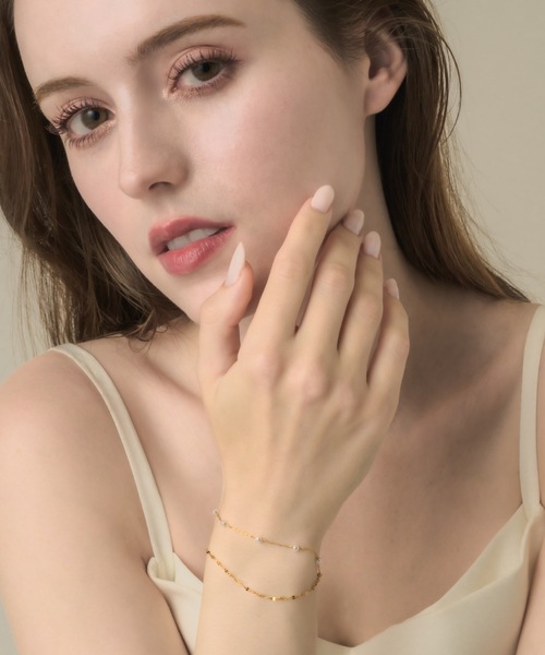 muku(ムク)の「BRACELET/PETITE PEARL(ブレスレット・レディース・シルバー/ゴールド・FREE)」の10枚目の写真