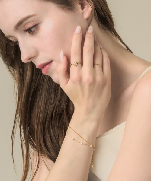 muku(ムク)の「BRACELET/PETITE PEARL(ブレスレット・レディース・シルバー/ゴールド・FREE)」の20枚目の写真