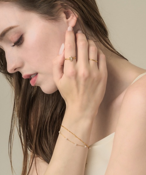 muku(ムク)の「BRACELET/PETITE PEARL(ブレスレット・レディース・シルバー/ゴールド・FREE)」の16枚目の写真