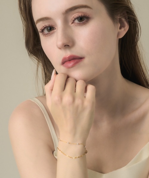 muku(ムク)の「BRACELET/PETITE PEARL(ブレスレット・レディース・シルバー/ゴールド・FREE)」の14枚目の写真