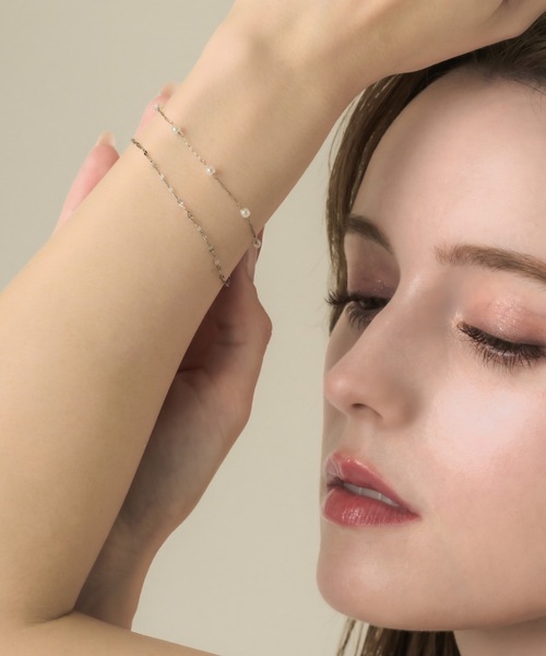 muku(ムク)の「BRACELET/PETITE PEARL(ブレスレット・レディース・シルバー/ゴールド・FREE)」の19枚目の写真
