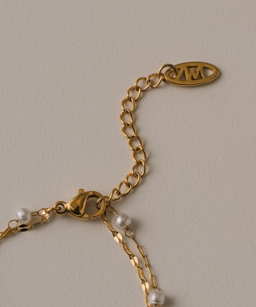 muku(ムク)の「BRACELET/PETITE PEARL(ブレスレット・レディース・シルバー/ゴールド・FREE)」の6枚目の写真