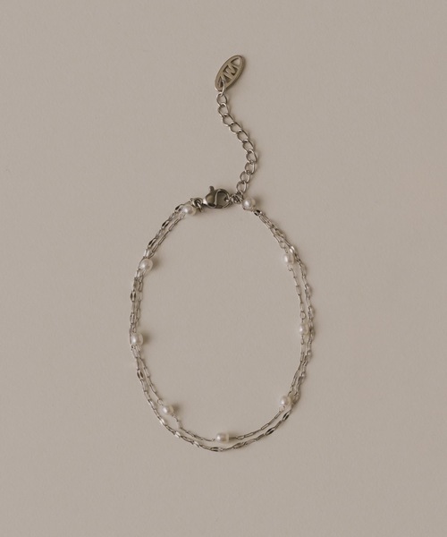muku(ムク)の「BRACELET/PETITE PEARL(ブレスレット・レディース・シルバー/ゴールド・FREE)」の7枚目の写真