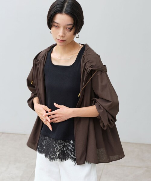 size SHORTあり］フード ギャザー シャツ UVカット 通気性 吸水速乾