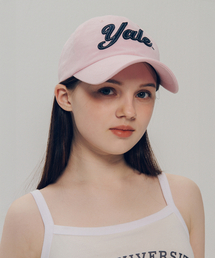 YALE（イェール）の「フェルトアップリケボールキャップ_ピンク（キャップ）」