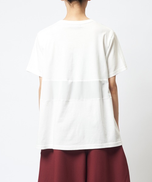 gomme（ゴム）の「ユニオンジャックＴ（Tシャツ/カットソー・レディース・ホワイト/ボルドー/チャコールグレー/ブラック・MEDIUM）」の10枚目の写真