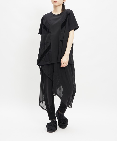gomme（ゴム）の「ユニオンジャックＴ（Tシャツ/カットソー・レディース・ホワイト/ボルドー/チャコールグレー/ブラック・MEDIUM）」の6枚目の写真