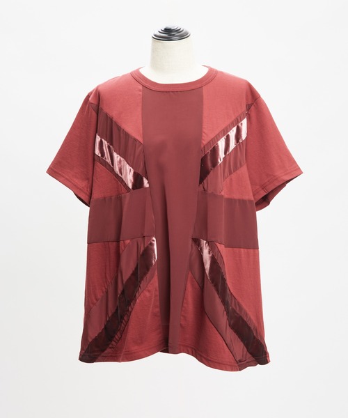 gomme（ゴム）の「ユニオンジャックＴ（Tシャツ/カットソー・レディース・ホワイト/ボルドー/チャコールグレー/ブラック・MEDIUM）」の18枚目の写真