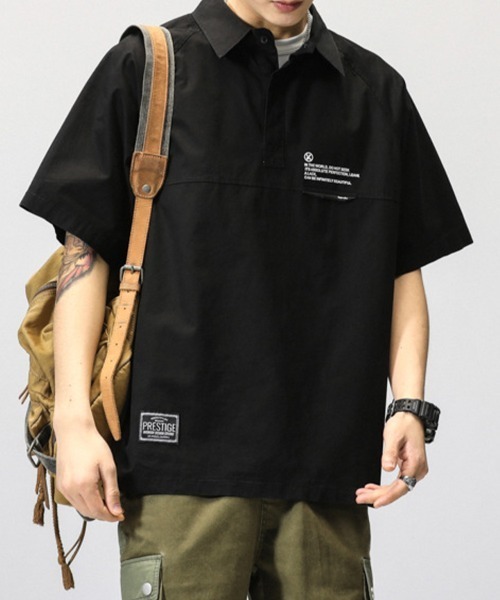 KELVIN(ケルヴァン)の「Pullover Short Sleeve Tech Shirt プルオーバー 半袖テックシャツ(シャツ/ブラウス・メンズ・グレー/ブラック・MEDIUM/LARGE)」の13枚目の写真