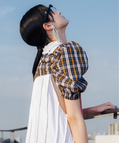 NON TOKYO(ノントーキョー)の「STRETCH ARM COVER(その他トップス・レディース・イエロー・FREE)」の1枚目の写真