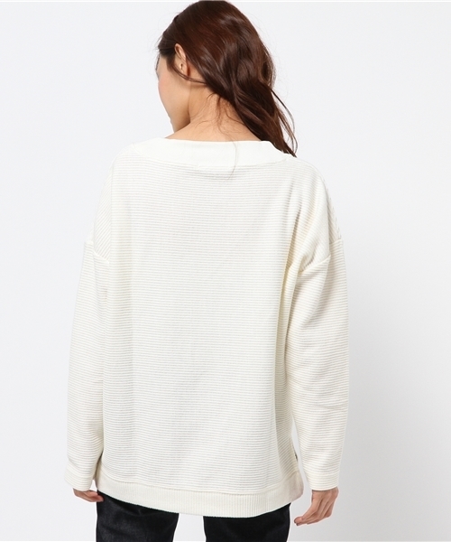 MOUSSY（マウジー）の「V/N LOOSE COMBI TOPS（Tシャツ/カットソー・レディース・ライトブラック/ライトブルー/オフホワイト・FREE）」の6枚目の写真