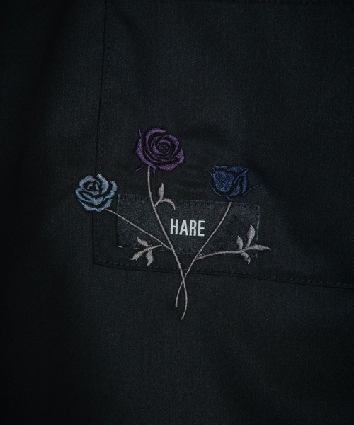 HARE(ハレ)の「ロゴシシュウブロードシャツ(HARE)(シャツ/ブラウス・メンズ・ホワイト/ブルー/ブラック・FREE)」の20枚目の写真