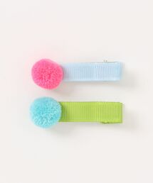 bibmilk（ビブミルク）の「BIBMILK NEON 1.5cm POM CLIP（ヘアゴム）」