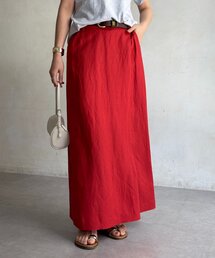 レーヨンリネンスカート