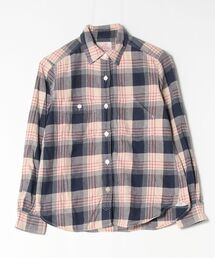 melple（メイプル）の「チェック柄長袖シャツ【deltaコラボ】（シャツ/ブラウス）」
