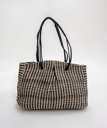 TARANGO（タランゴ）の「【TARANGO】麻ジュート×本革バッグ　　トートバッグ（かごバッグ）」