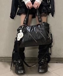 XU（エックスユー）の「【Never mind the XU】2way faux leather bag / 【ネバーマインド ザ エックスユー】2WAYフェイクレザーバッグ＜着用動画あり＞（ショルダーバッグ）」