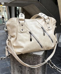 XU（エックスユー）の「【Never mind the XU】2way faux leather bag / 【ネバーマインド ザ エックスユー】2WAYフェイクレザーバッグ＜着用動画あり＞（ショルダーバッグ）」