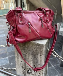XU（エックスユー）の「【Never mind the XU】2way faux leather bag / 【ネバーマインド ザ エックスユー】2WAYフェイクレザーバッグ＜着用動画あり＞（ショルダーバッグ）」