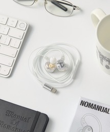 NOMANUAL（NOMANUAL）の「【NOMANUAL】NM IN-EAR HEADPHONES / 【ノーマニュアル】ロゴワイヤードイヤホン（ヘッドフォン/イヤホン）」