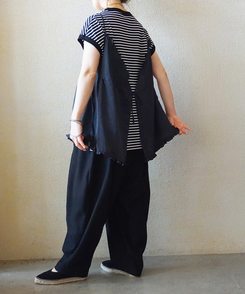 JOURNAL STANDARD LUXE(ジャーナルスタンダード ラックス)の「ヴィンテージローン フリルキャミブラウス(シャツ/ブラウス・レディース・ホワイト×ホワイト/ブラック・FREE)」の7枚目の写真