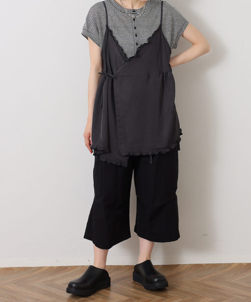 JOURNAL STANDARD LUXE(ジャーナルスタンダード ラックス)の「ヴィンテージローン フリルキャミブラウス(シャツ/ブラウス・レディース・ホワイト×ホワイト/ブラック・FREE)」の11枚目の写真