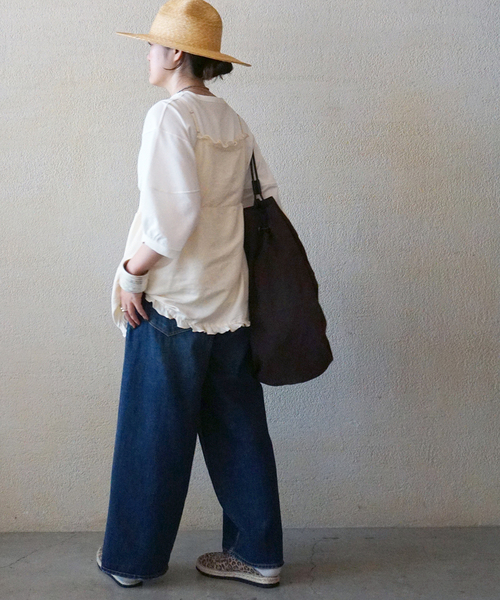 JOURNAL STANDARD LUXE(ジャーナルスタンダード ラックス)の「ヴィンテージローン フリルキャミブラウス(シャツ/ブラウス・レディース・ホワイト×ホワイト/ブラック・FREE)」の13枚目の写真