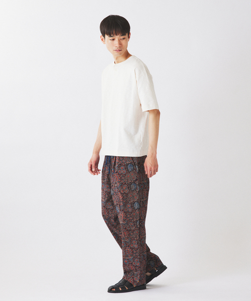 JOURNAL STANDARD relume(ジャーナルスタンダード レリューム)の「スラブ天竺 1ボタン ヘンリーネック Tシャツ(Tシャツ/カットソー・メンズ・カーキ/ブラックミックス/ホワイト×ホワイト・MEDIUM/LARGE)」の13枚目の写真