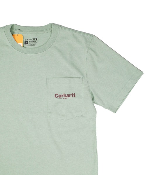 Carhartt(カーハート)の「【T20】【Carhartt/カーハート】HEAVYWEIGHT S/S POCKET LINE GRAPHIC TEE(Tシャツ/カットソー・メンズ・ミント/ゴールド/マルーン・SMALL)」の17枚目の写真