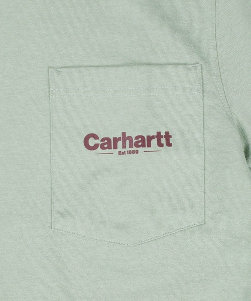 Carhartt(カーハート)の「【T20】【Carhartt/カーハート】HEAVYWEIGHT S/S POCKET LINE GRAPHIC TEE(Tシャツ/カットソー・メンズ・ミント/ゴールド/マルーン・SMALL)」の19枚目の写真