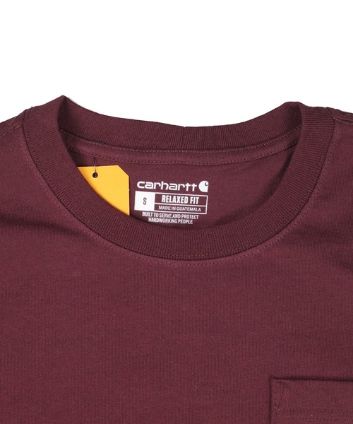 Carhartt(カーハート)の「【T20】【Carhartt/カーハート】HEAVYWEIGHT S/S POCKET LINE GRAPHIC TEE(Tシャツ/カットソー・メンズ・ミント/ゴールド/マルーン・SMALL)」の4枚目の写真