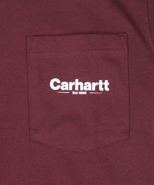 Carhartt(カーハート)の「【T20】【Carhartt/カーハート】HEAVYWEIGHT S/S POCKET LINE GRAPHIC TEE(Tシャツ/カットソー・メンズ・ミント/ゴールド/マルーン・SMALL)」の5枚目の写真