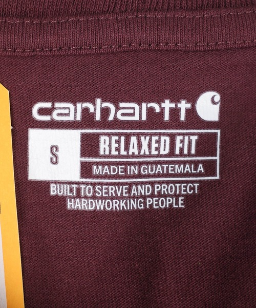 Carhartt(カーハート)の「【T20】【Carhartt/カーハート】HEAVYWEIGHT S/S POCKET LINE GRAPHIC TEE(Tシャツ/カットソー・メンズ・ミント/ゴールド/マルーン・SMALL)」の6枚目の写真