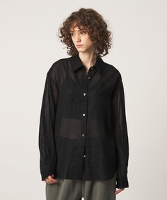 GRANCY】Vintage Fade Open-collar Shirt / ヴィンテージフェード