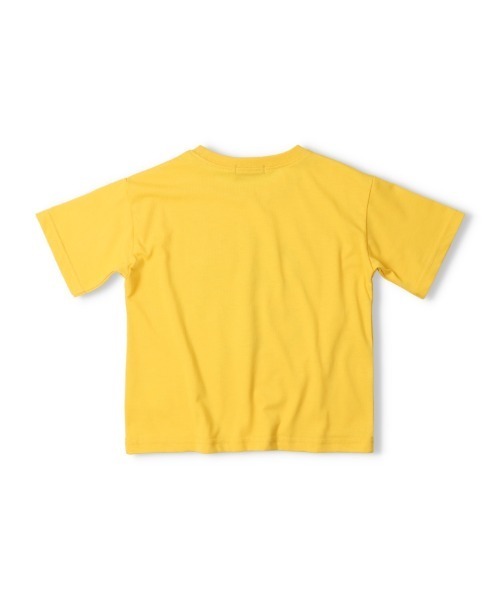 Moujonjon(ムージョンジョン)の「【WEB限定】働く車ワッペン付Tシャツ(Tシャツ/カットソー・キッズ・ブルー/イエロー・80/90/100/110/120/130)」の3枚目の写真
