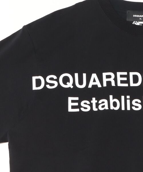 DSQUARED2（ディースクエアード）の「Loose Fit Tee Lux Jersey Dsquared2 Heritage/0262（Tシャツ/カットソー・メンズ・ホワイト/ブラック・XL/M/S/L）」の4枚目の写真