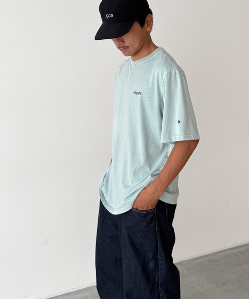 CANAL JEAN(キャナルジーン)の「Twelve12 GRNRY Tシャツ(Tシャツ/カットソー・レディース・チャコールグレー/サックスブルー・LARGE/MEDIUM)」の10枚目の写真