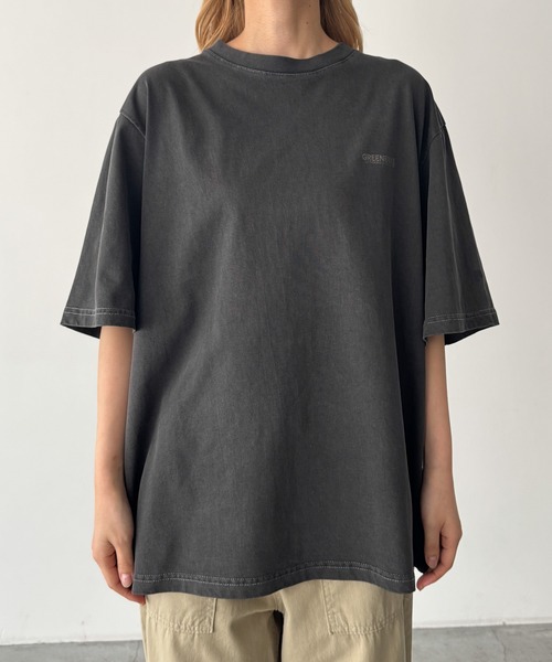 CANAL JEAN(キャナルジーン)の「Twelve12 GRNRY Tシャツ(Tシャツ/カットソー・レディース・チャコールグレー/サックスブルー・LARGE/MEDIUM)」の13枚目の写真