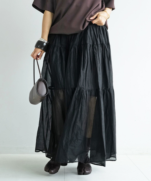 Marilyn Moon(マリリンムーン)の「【MARILYN MOON/マリリンムーン】dramatic skirt(スカート・レディース・ブラック/ホワイト・36/38)」の5枚目の写真