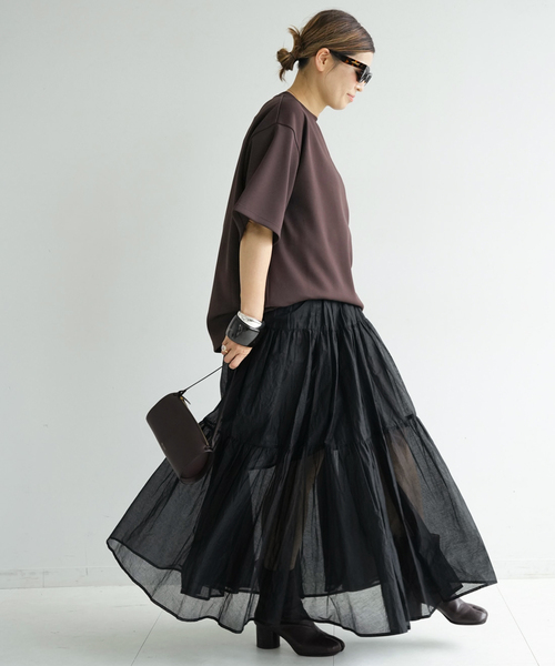 Marilyn Moon(マリリンムーン)の「【MARILYN MOON/マリリンムーン】dramatic skirt(スカート・レディース・ブラック/ホワイト・36/38)」の8枚目の写真