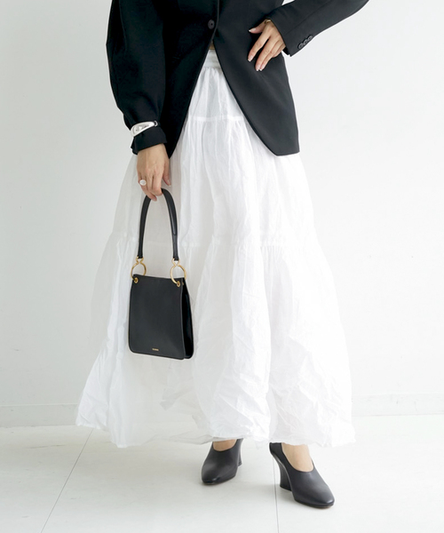 Marilyn Moon(マリリンムーン)の「【MARILYN MOON/マリリンムーン】dramatic skirt(スカート・レディース・ブラック/ホワイト・36/38)」の11枚目の写真