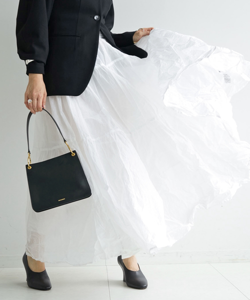 Marilyn Moon(マリリンムーン)の「【MARILYN MOON/マリリンムーン】dramatic skirt(スカート・レディース・ブラック/ホワイト・36/38)」の13枚目の写真