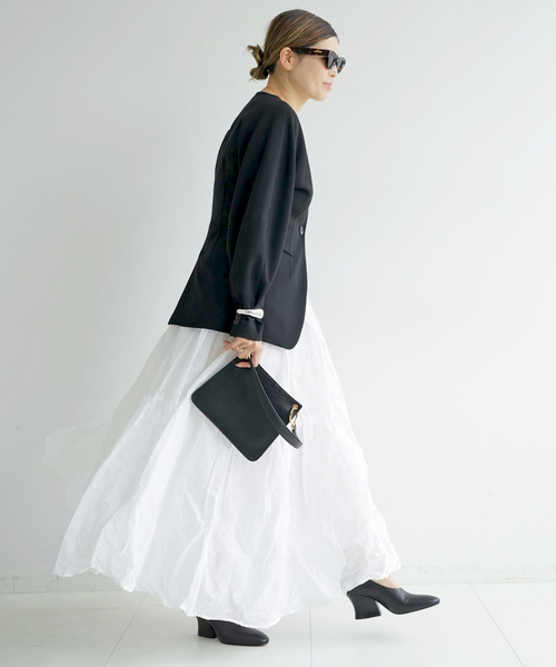 Marilyn Moon(マリリンムーン)の「【MARILYN MOON/マリリンムーン】dramatic skirt(スカート・レディース・ブラック/ホワイト・36/38)」の16枚目の写真