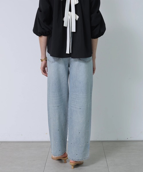 CADUNE(カデュネ)の「キラキラデニム(その他パンツ・レディース・ライトブルー・40/38/36/34)」の7枚目の写真